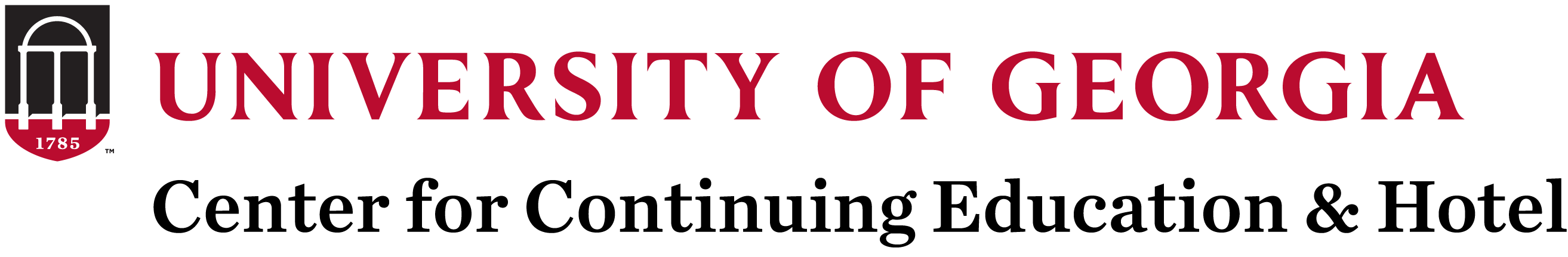 University of Georgia Center for Continuing Education & Hotel logo
